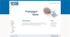 Desktop Screenshot of eventteam.ch